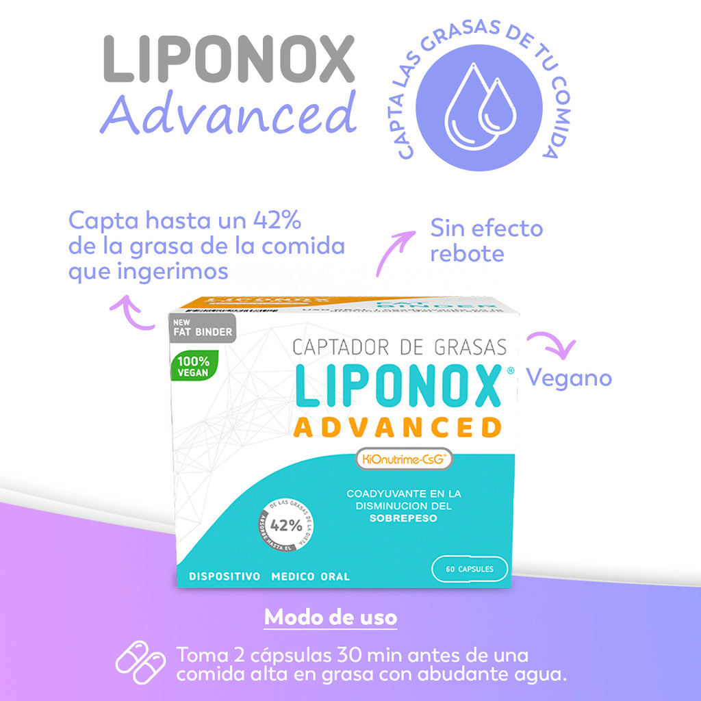 Pack 3 x Liponox Advanced / Captador de Grasas
