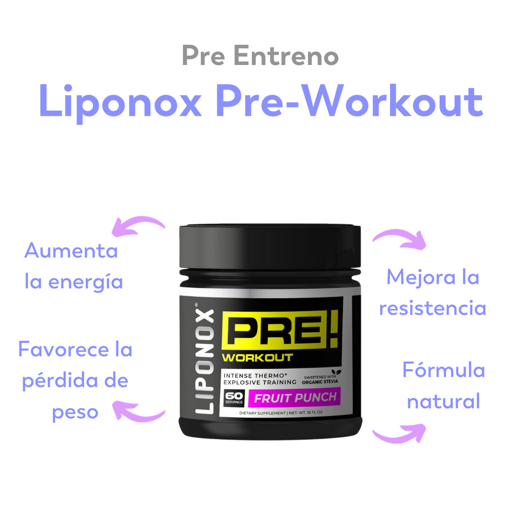Liponox Pre-Workout / Pre Entreno - Oferta Secreta